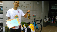 【ピースサイクリング　第２弾　長崎→広島】もみじ作業所にて