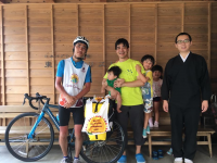 【ピースサイクリング　第２弾　長崎→広島】永明寺の方々と。