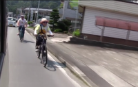 ピースサイクリング　熊本県を走行中アースキャラバン2018長崎＠大牟田→熊本
