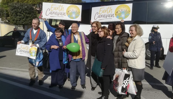 EarthCaravan2019 at Supino school in Italy